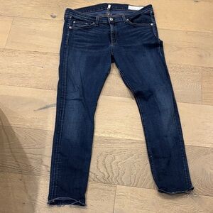 Rag & Bone Indigo Denim Skinny Jeans